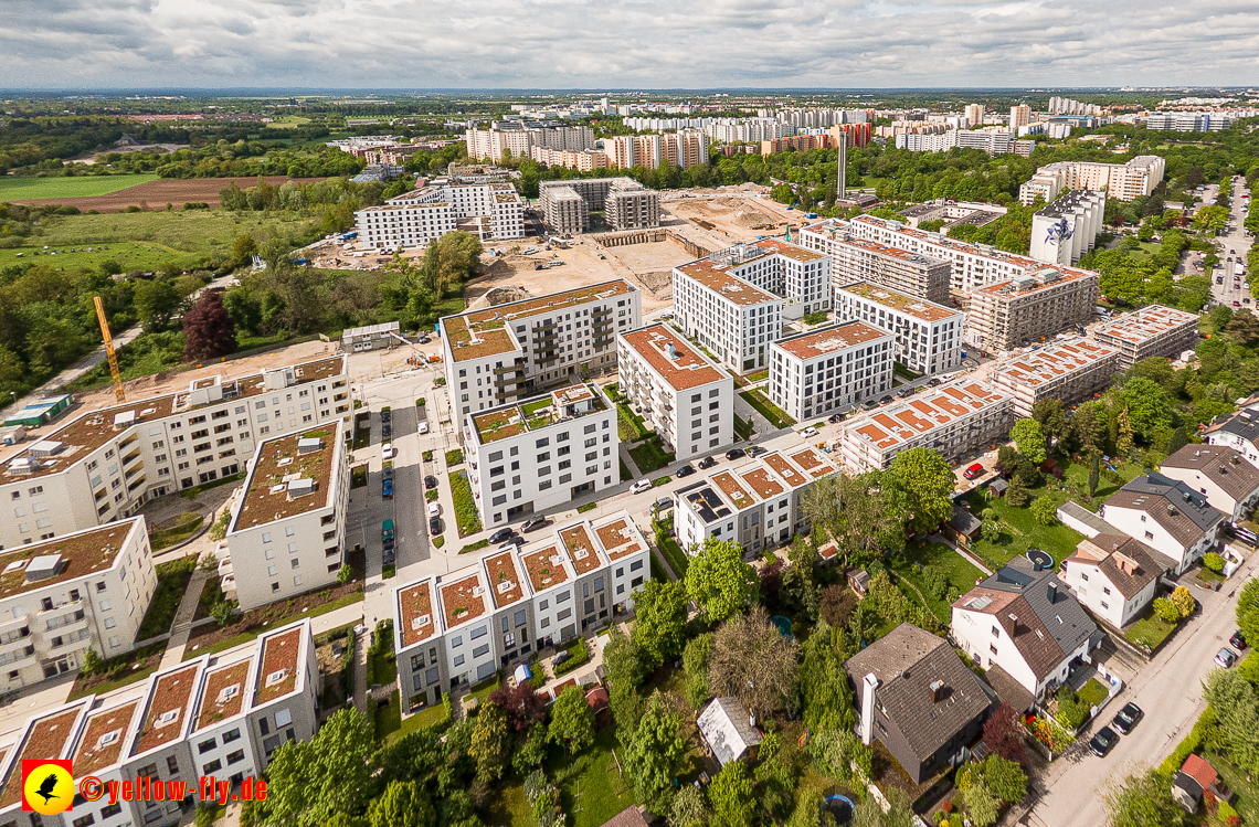 17.05.2023 - Baustelle Alexisquartier und Pandion Verde in Neuperlach